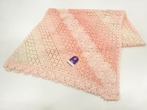 リボン織花模様ショール